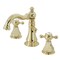 Kingston Brass FSC1972BX Widespread Bathroom Faucet with Pop-Up Drain, Polished Brass FSC1972BX - alternate 1